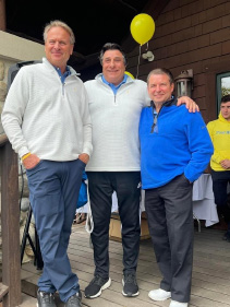 HOPE Sheds Light hosted its 2nd Annual Golf Outing at Pine Barrens Golf Club in Jackson. Pictured from left: HSL Co-founders Arvo Prima, Ron Rosetto and Stephen Willis